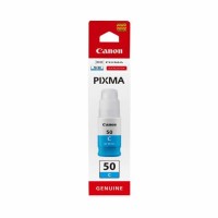 GI-50 Cyan Dye Genuine OEM Canon Bottle of Ink - 70ml.