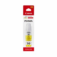 GI-50 Yellow Dye Genuine OEM Canon Bottle of Ink - 70ml.