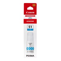 GI-51 Cyan Dye Genuine OEM Canon Bottle of Ink - 70ml.