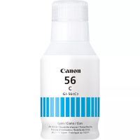 A 135ml Bottle of Canon GI-56 Cyan Pigment Ink.