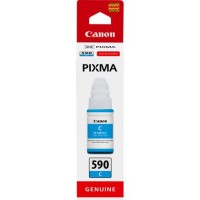 CA-GI-590 Cyan Dye Genuine OEM Canon Bottle of Ink - 70ml.