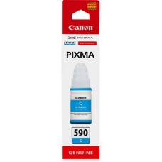 CA-GI-590 Cyan Dye Genuine OEM Canon Bottle of Ink - 70ml.