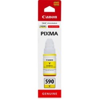 CA-GI-590 Yellow Dye Genuine OEM Canon Bottle of Ink - 70ml.