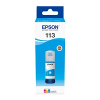 EP-113 Cyan Pigment Genuine OEM Epson Bottle of Ink..