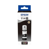 A 70ml Bottle of Epson 114 Series Photo Black Ink for ET8500 & ET-8550 Printers.