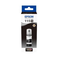 A 70ml Bottle of Epson 115 Series Photo Black Ink for L8160 & L8180 Printers.