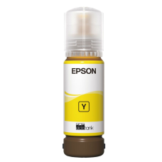 A 70ml Bottle of Epson 107 Series Yellow Ink for ET-18100 Printers.