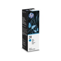 HP-31 Cyan Dye Genuine OEM HP Bottle of Ink - 70ml.