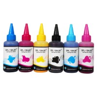 6 x 100ml Bottle of Archival Dye Ink,  for Epson Printers using 6 Colours , Splashjet