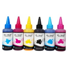 6 x 100ml Bottle of Archival Dye Ink,  for Epson Printers using 6 Colours , Splashjet