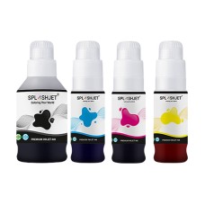 A Replacement Set of 4 Bottles of Splashjet Inks Compatible with Canon GI-51 Series Inks.