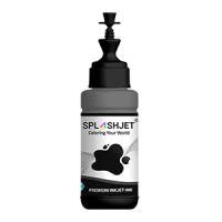 70ml Bottle of Black Pigment Ink Compatible with Epson T664 Inks.