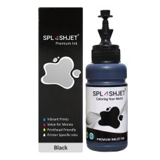 70ml Bottle of Black Dye Sublimation Ink for Epson EcoTank Printers using 673 Series Inks.