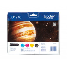 Brother LC1240 Genuine Cartridge Set - CMYK.