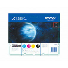 Brother LC1280 Genuine Cartridge Set - CMYK.