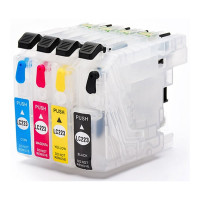 Refillable Cartridge Set Compatible with Brother LC223 Cartridges.