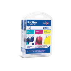 Brother LC980 Genuine Cartridge Set - CMYK.