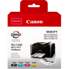 Genuine Cartridges for Canon PGI-1500 BK/C/M/Y set of 4 Ink Cartridges.