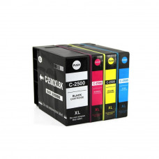 Compatible Cartridge for Canon PGI-2500 High Capacity Ink Cartridge Set.