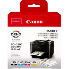 Genuine Cartridges for Canon PGI-2500 BK/C/M/Y set of 4 Ink Cartridges.