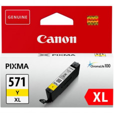 Genuine Cartridge for Canon CLI-571 XL High Capacity Yellow Ink Cartridge.