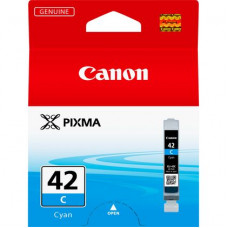 Genuine Canon CLI-42C Cyan Ink Cartridge.