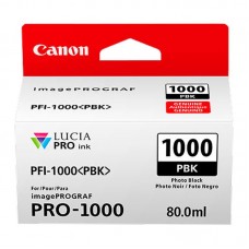 Genuine Cartridge for Canon PFI-1000BK Photo Black Ink Cartridge.