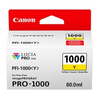 Genuine Cartridge for Canon PFI-1000Y Yellow Ink Cartridge.