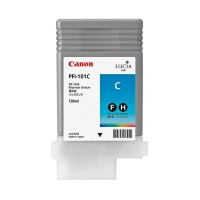 Genuine Cartridge for Canon PFI-101C Cyan Ink Cartridge.