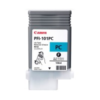 Genuine Cartridge for Canon PFI-101PC Photo Cyan Ink Cartridge.