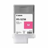 Genuine Cartridge for Canon PFI-107M Magenta Ink Cartridge.