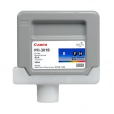 Genuine Cartridge for Canon PFI-301B Blue Ink Cartridge.