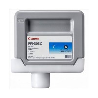 Genuine Cartridge for Canon PFI-303C Cyan Ink Cartridge.