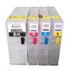 Refillable Cartridge Set Compatible with Canon PGI-2500 Cartridges.