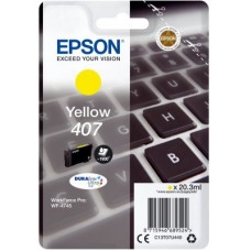 Epson Original EP-407 Yellow standard Capacity Ink Cartridge..