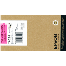 Epson Wide Format T6026 Vivid Light Magenta Ink Cartridge.