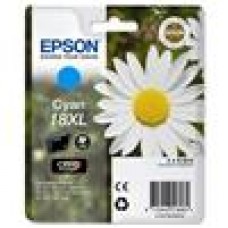 Epson Branded T1812XL Cyan Ink Cartridge.