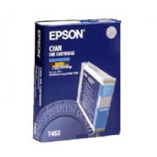 Epson Wide Format T463 Cyan Ink Cartridge.