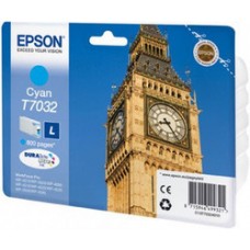 Epson WorkForce Pro T7032 Cyan Ink Cartridge.