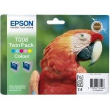 Epson Branded T008 Colour Ink Cartridge.