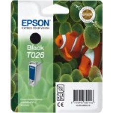 Epson Branded T026 Black Ink Cartridge.