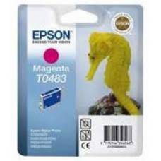 Epson Branded T0483 Magenta Ink Cartridge.