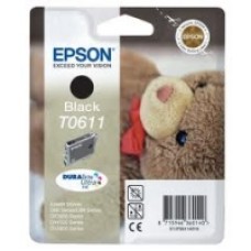 Epson Branded T0611 Black Ink Cartridge.