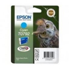 Epson Branded T0792 Cyan Ink Cartridge.