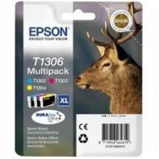 Epson Branded T1306 Ink Cartridges - 1 Set.