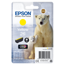 Epson Branded T2614 Yellow Ink Cartridge.