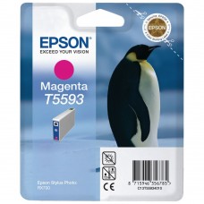 Epson Branded T5593 Magenta Black Ink Cartridge.