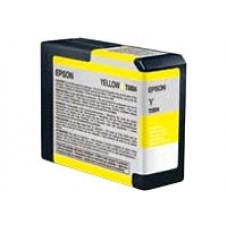 Epson Wide Format T5804 Yellow Ink Cartridge.