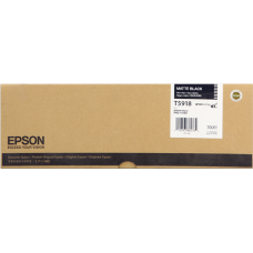 Epson Wide Format T5918 Matte Black Ink Cartridge.