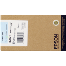 Epson Wide Format T6025 Light Cyan Ink Cartridge.